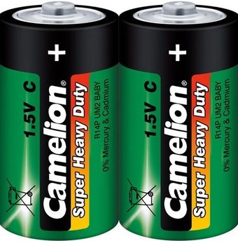 Батарейка Camelion C 2 шт. [R14P-SP2G]