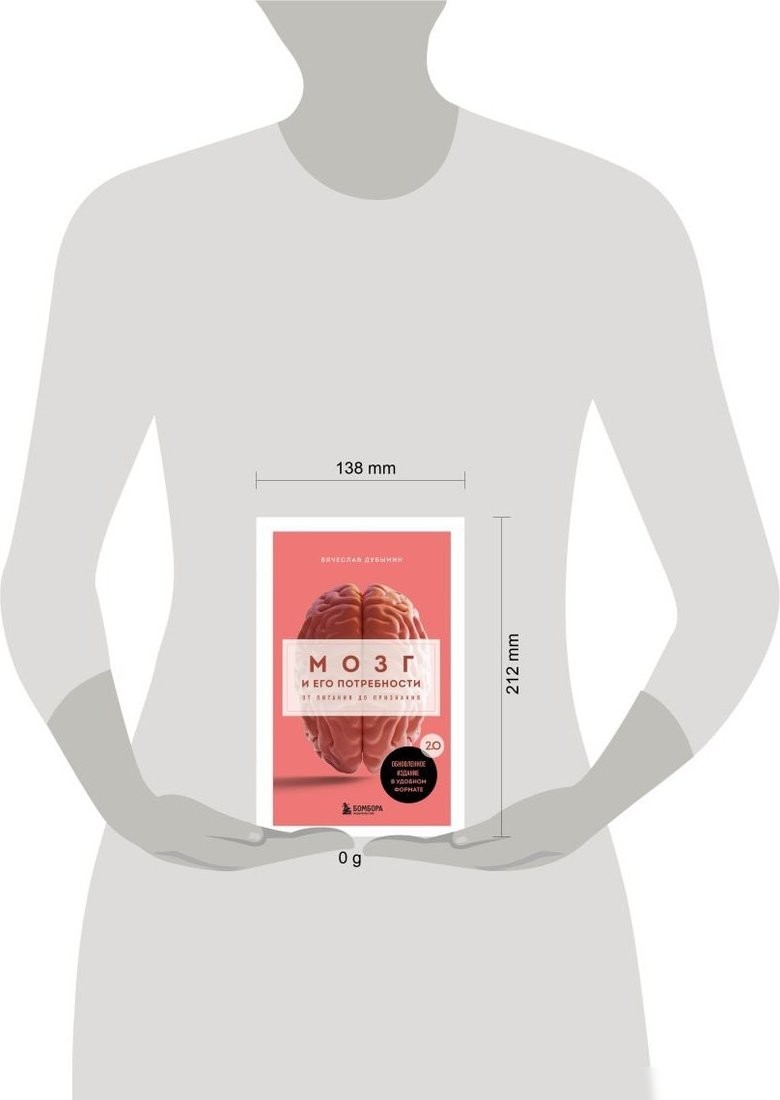 Книга издательства Бомбора. Мозг и его потребности 2.0, мягкая обложка (Дубынин Вячеслав)