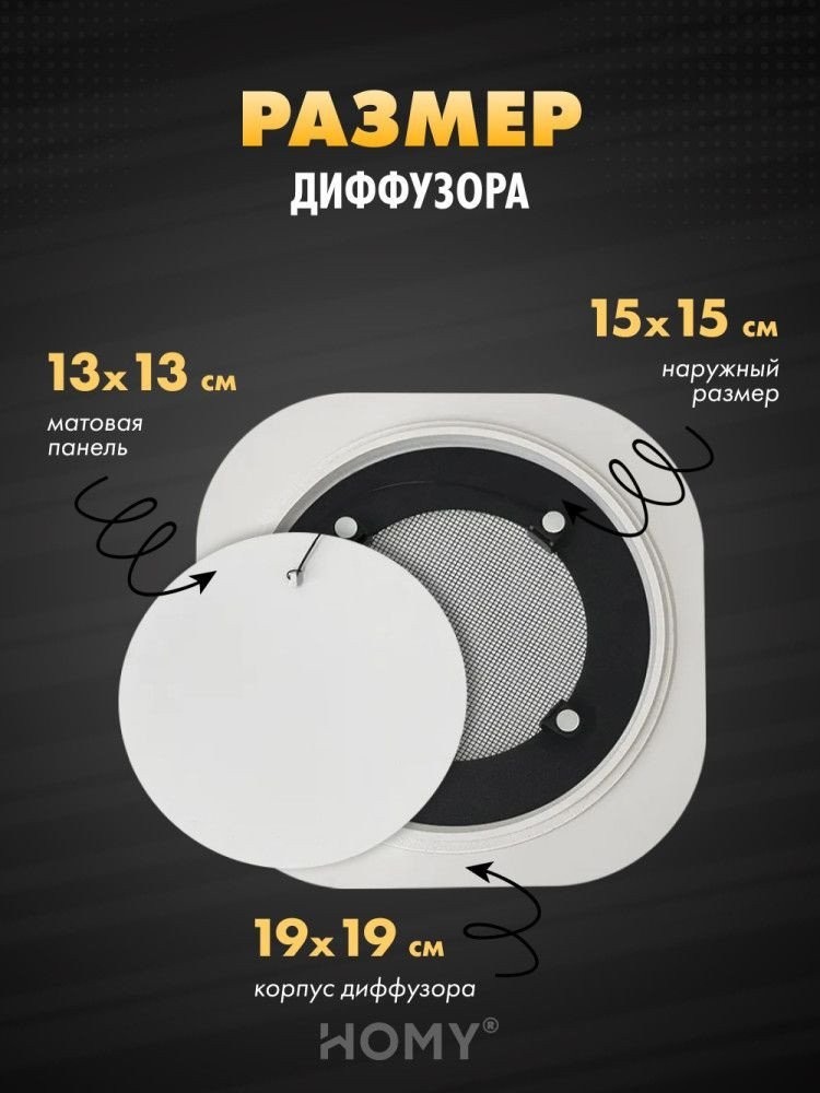Вентиляционная решетка HOMY AIR круглый A100WT d150 (белая)