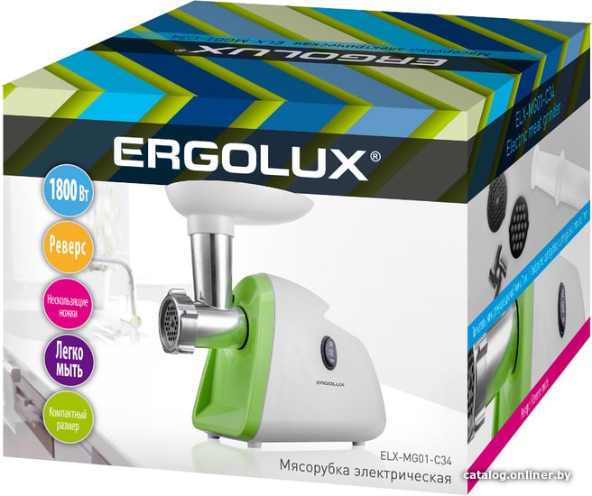 Мясорубка Ergolux ELX-MG01-C34