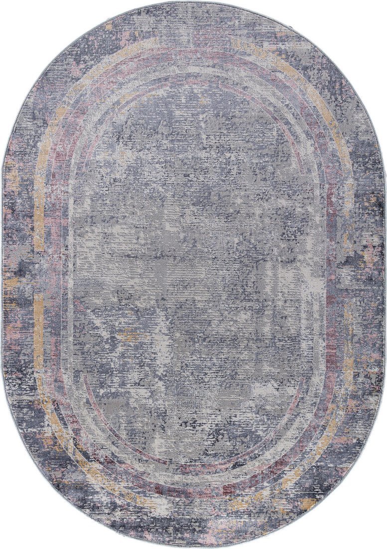 Ковер для жилой комнаты Merinos Zumma F258-OVAL-PINK (2x2.9)