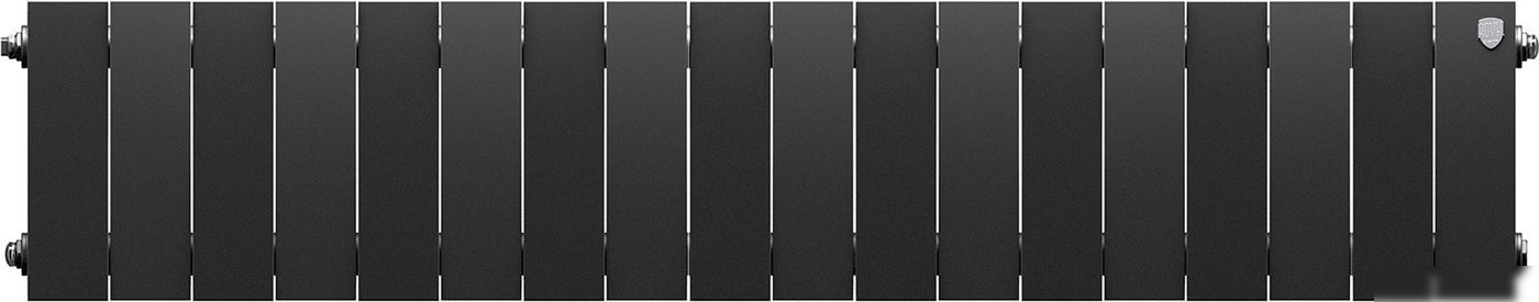 Биметаллический радиатор Royal Thermo PianoForte 200 Черный - 18 секций