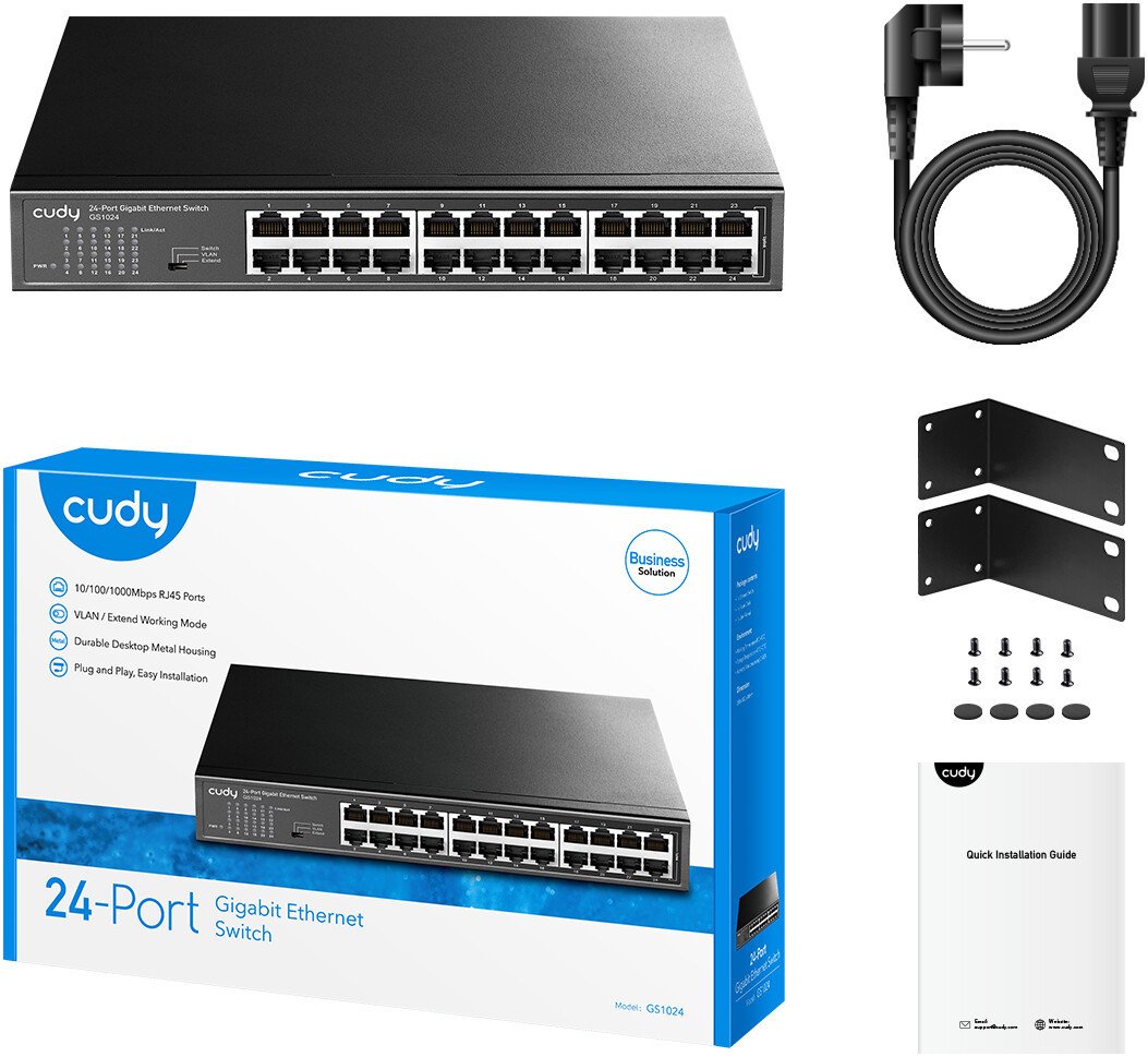 Неуправляемый коммутатор Cudy GS1024 4.0