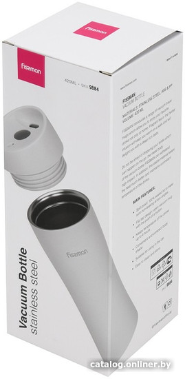 Термокружка Fissman 9884 420мл (белый)