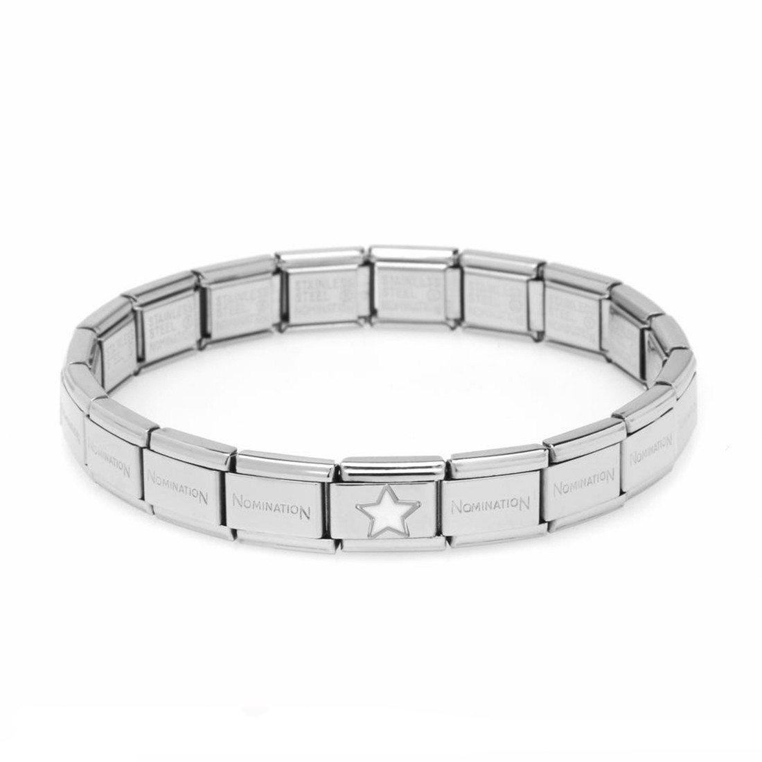 Звено для браслета NominatioN Белая звезда 330202/04