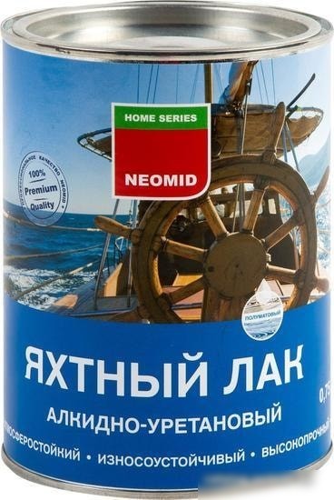 Лак Neomid яхтный алкидно-уретановый 0.75 л (полуматовый)