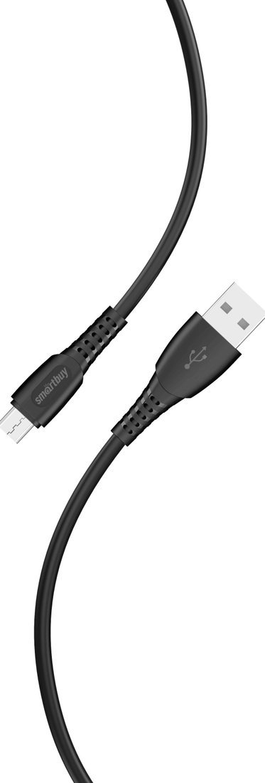 Кабель SmartBuy iK-12-S40b USB Type-A -microUSB (1 м, черный)
