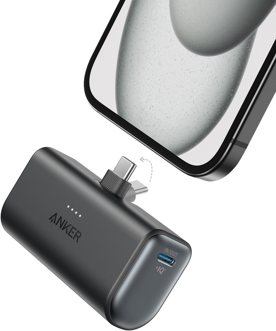 Внешний аккумулятор Anker Nano A1653 22.5W 5000mAh (черный)