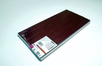 Металлический канал для переплета OPUS Classic Slim 304x28 мм OCHSLIM2830410BOR (10 шт, бордовый)