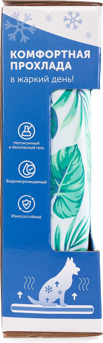 Коврик (подстилка) SkyRus Охлаждающий Cooling Mat ICE-SCM05-04 (зеленый лист)