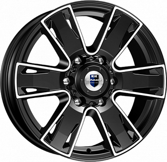 Литые диски K&K Севенна 17x7" 6x139.7мм DIA 100.1мм ET 33мм Алмаз черный