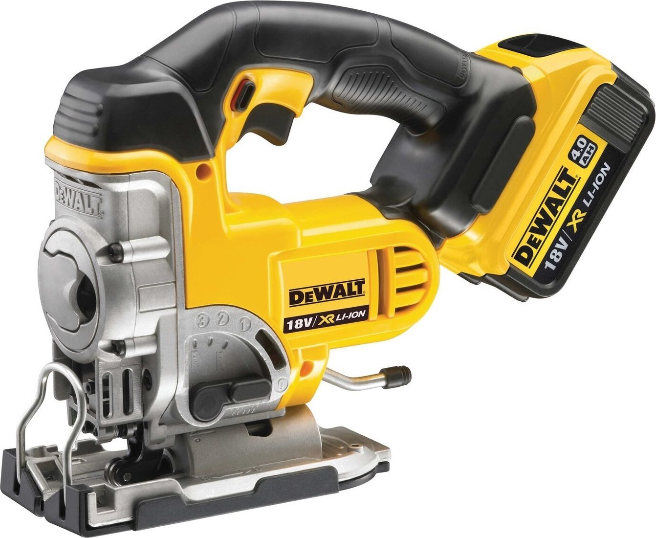 Электролобзик DeWalt DCS331M2 (с 2-мя АКБ, кейс)