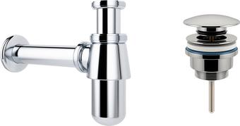 Сифон Wellsee Drainage System 182103003 (сифон, донный клапан, хром)