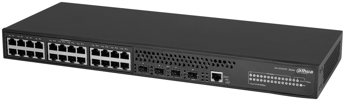 Управляемый коммутатор 3-го уровня Dahua DH-AS5500-24GT4XF