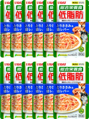 Пресервы Inaba Тайшебо Куриное филе и куриная печень 12х80 г