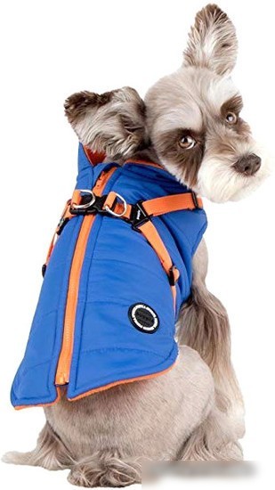 Шлейка-жилетка Puppia Mountaineer II PAPD-VT1366-RB-XXL (голубой)