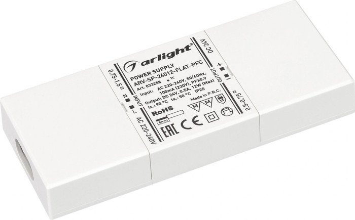 Блок питания Arlight ARV-SP-24012-FLAT-PFC 033258