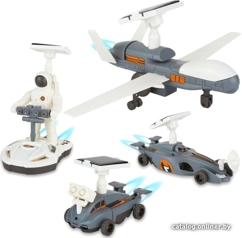 Конструктор 1toy Экспериментариум Т17498 Космический флот на солнечной батарее