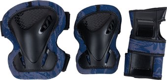 Комплект защиты Tech Team Safe fit adult 3.0 NN013988 (L, синий)