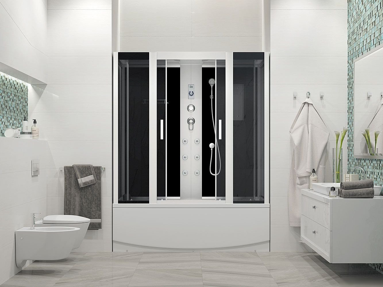 Душевая кабина Erlit ER4515TP-C3-RUS 148x80