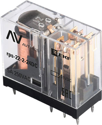 Реле промежуточное EKF Averes Rps-22-2-24DC
