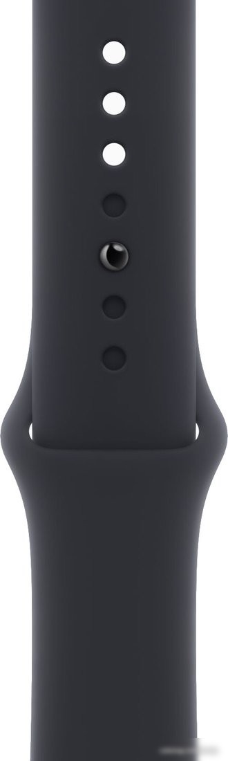 Умные часы Apple Watch Series 9 45 мм (алюминиевый корпус, полуночный/полуночный, спортивный силиконовый ремешок S/M)