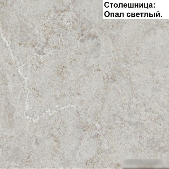 Готовая кухня Интерлиния Мила Деко 1.88x3.4 левая (пепел-опал светлый)