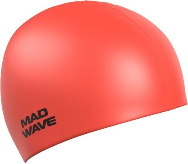 Шапочка для плавания Mad Wave Neon (красный)