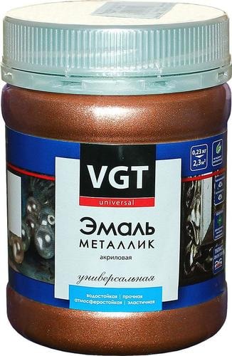 Эмаль VGT Универсальная Металлик ВД-АК-1179 230 г (бронза)