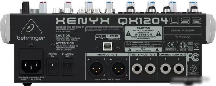 Микшерный пульт Behringer Xenyx QX1204USB