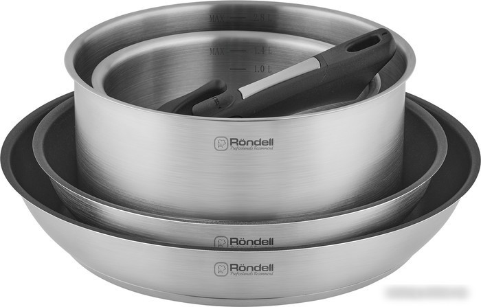 Набор кастрюль Rondell Stark RDS-1315