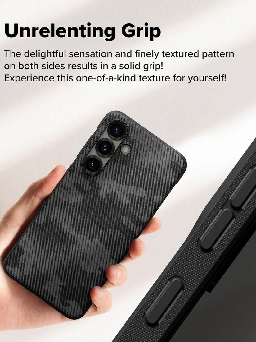 Чехол для телефона Ringke Onyx для Galaxy S25 Camo Black
