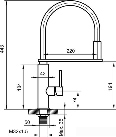 Смеситель Ahti Kemi KM833020
