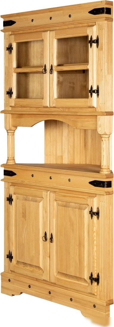 Шкаф-витрина ФанДОК Викинг 25 Ф-181.25 (мед)