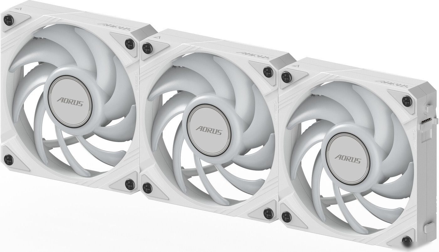 Комплект вентиляторов для корпуса Gigabyte Aorus EZ Chain Fan 120 Ice 3-Pack