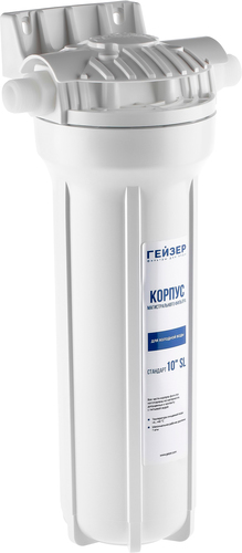 Корпус Гейзер 10SL 1/2" для холодной воды (белый)