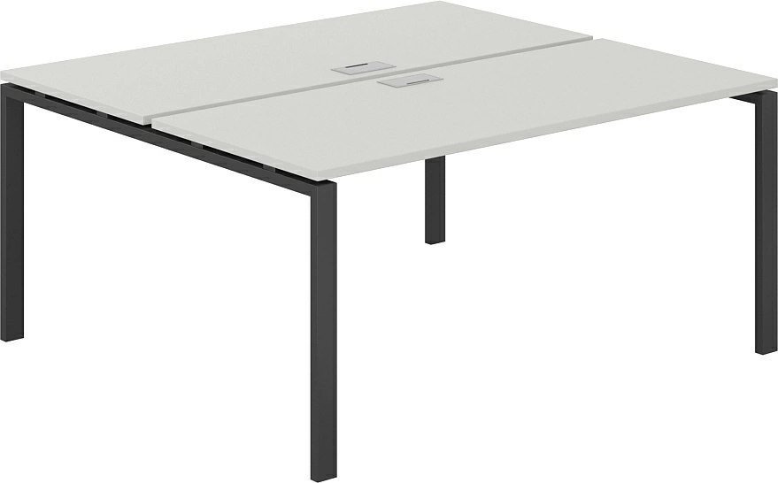 Офисный стол Norden 160х143.8х75 SG.246.SH.63.AN (антрацит/серый бархат)