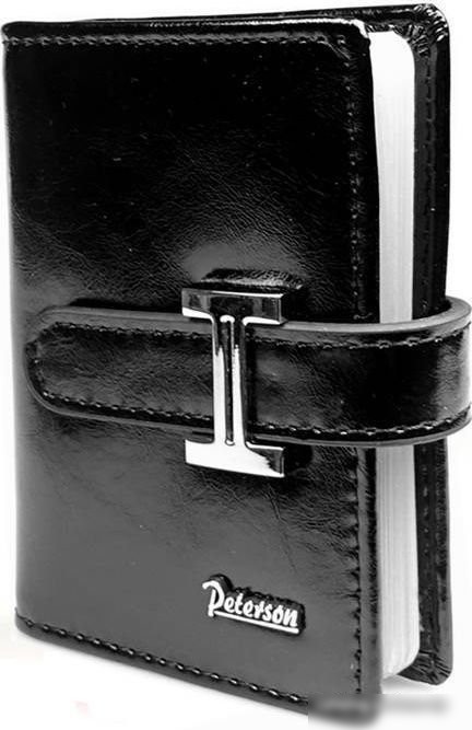 Визитница Peterson PL-102-BLACK (черный)