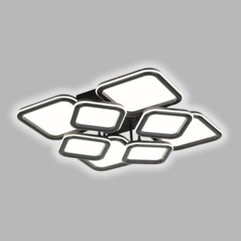 Припотолочная люстра Aitin Pro N9304/4+4S (черный)