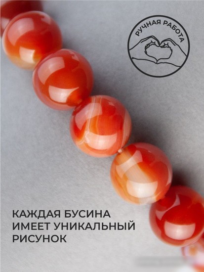 Серьги Wolves Элитный Сердолик 40887 №1
