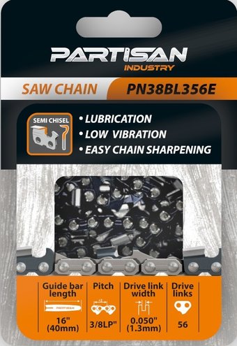 Цепь для пилы Partisan PN38BL356E