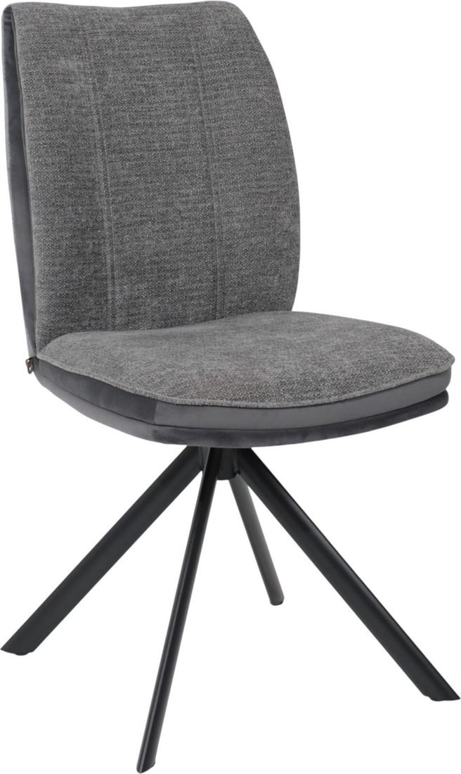 Стул Мамадома Smart-R 360 (g22 Graphite шенилл Lux - d10 Hematite Lux\черный)