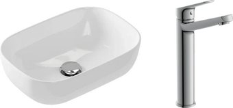 Умывальник Cersanit Moduo 50 Square 63570 + 63038