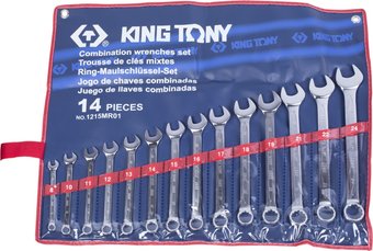 Набор ключей King Tony 1215MR01 (14 предметов)