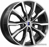 Литые диски K&K Портер 18x7.5" 5x108мм DIA 67.1мм ET 33мм алмаз черный
