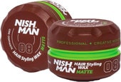 Nishman Воск для укладки волос 08 Matte Look 150мл