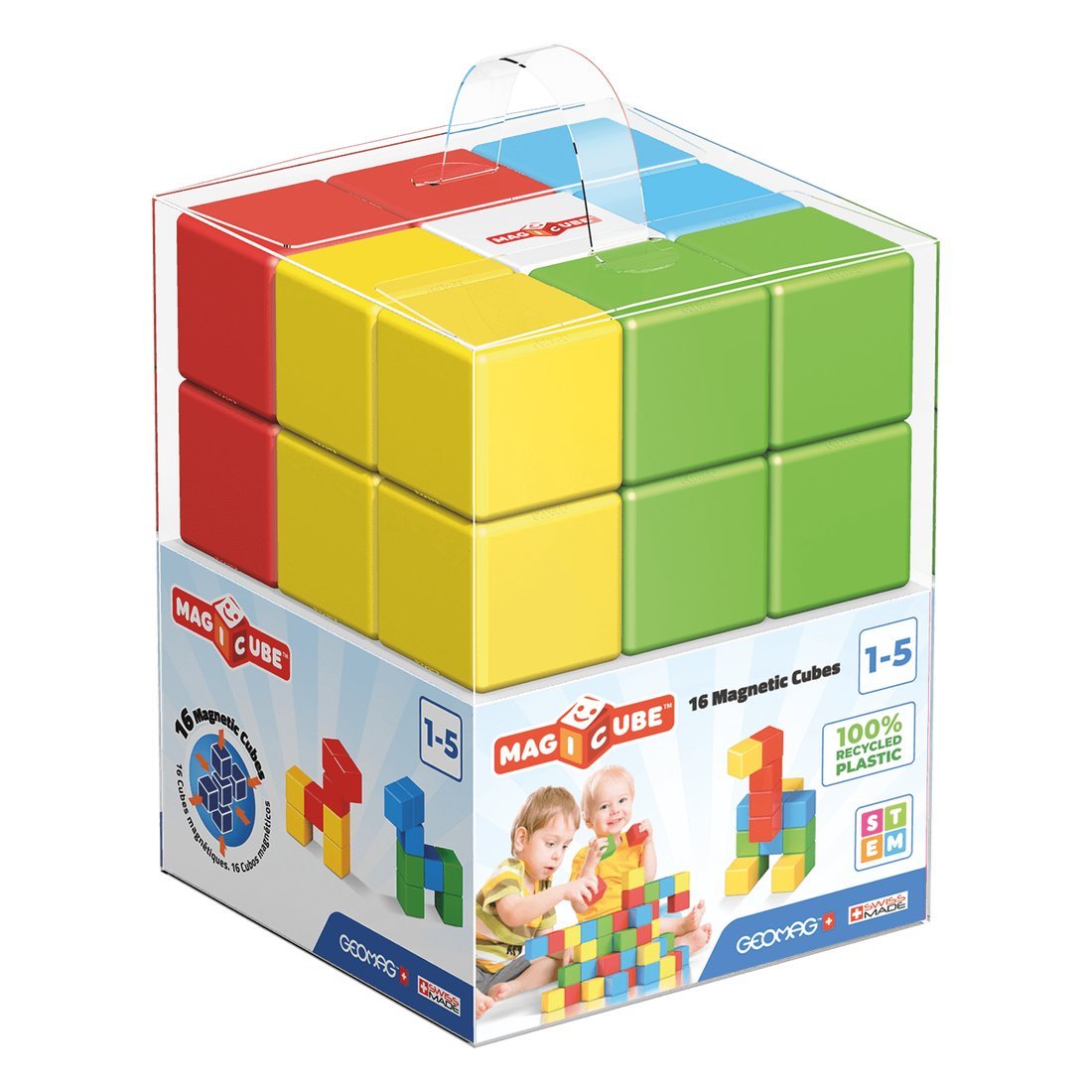 Магнитный конструктор Geomag Магнитные кубики GM055