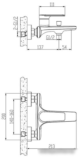 Смеситель Esko Baku BK 54