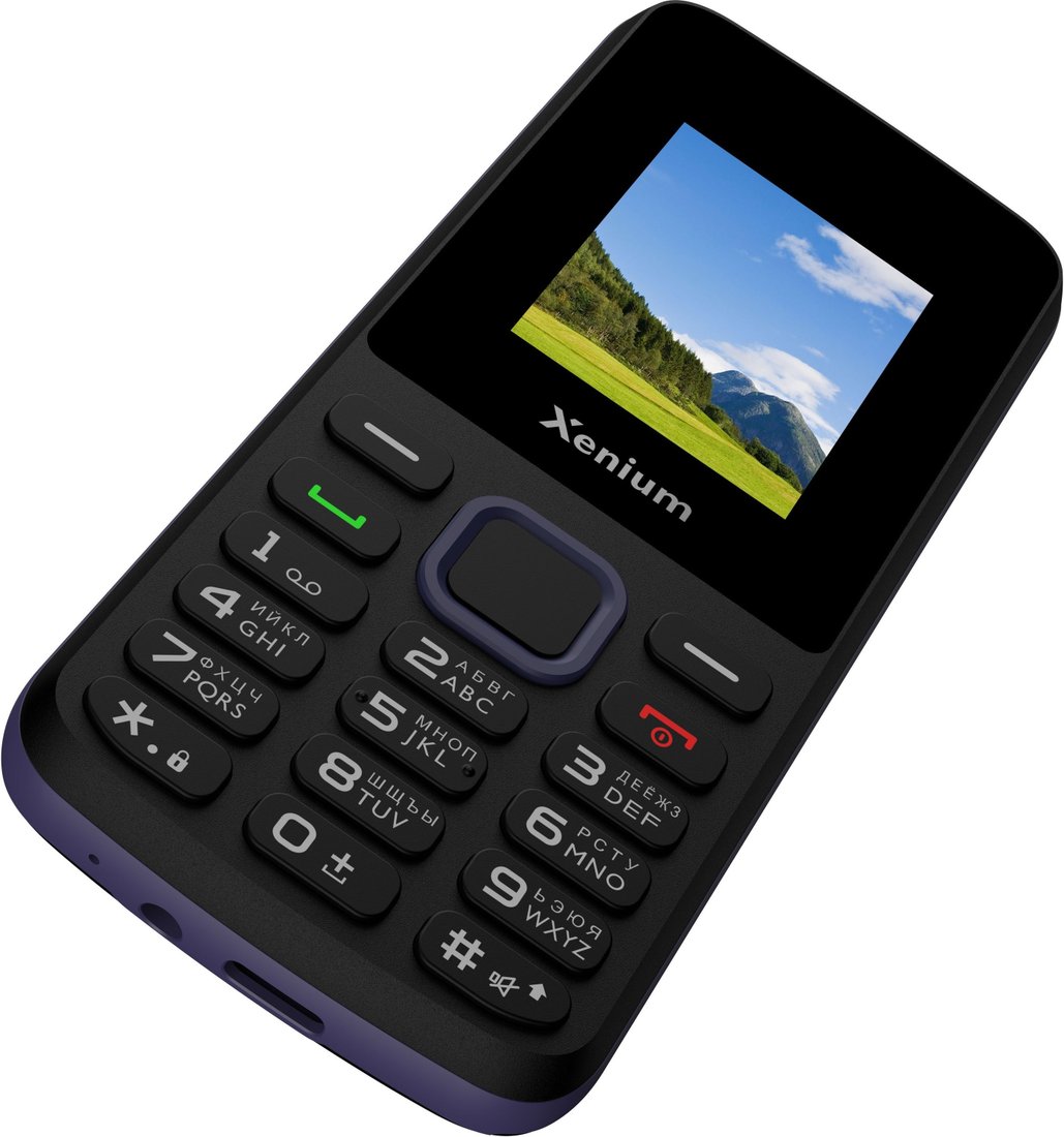 Кнопочный телефон Xenium L170 (черный)