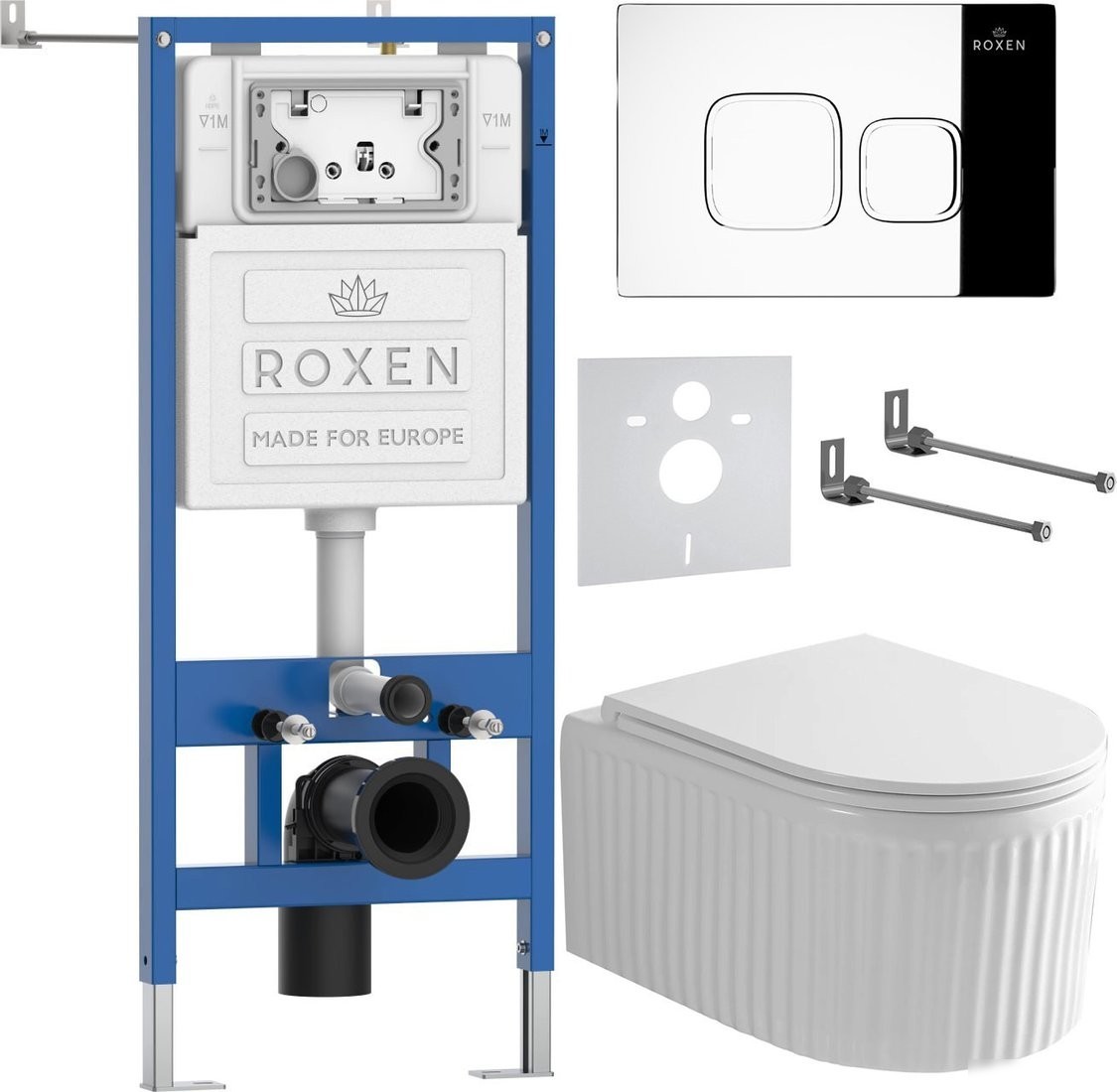 Унитаз подвесной Roxen StounFix Dual Fresh 968273